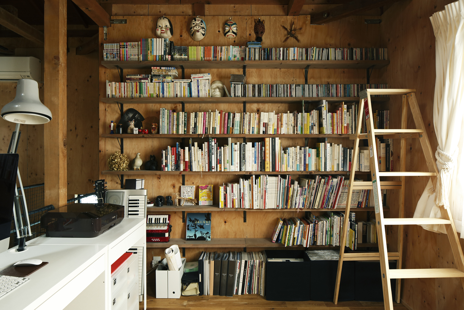 棚受け金物 鉄 D150 PS-BK001-05-G141 壁一面本棚にすることも