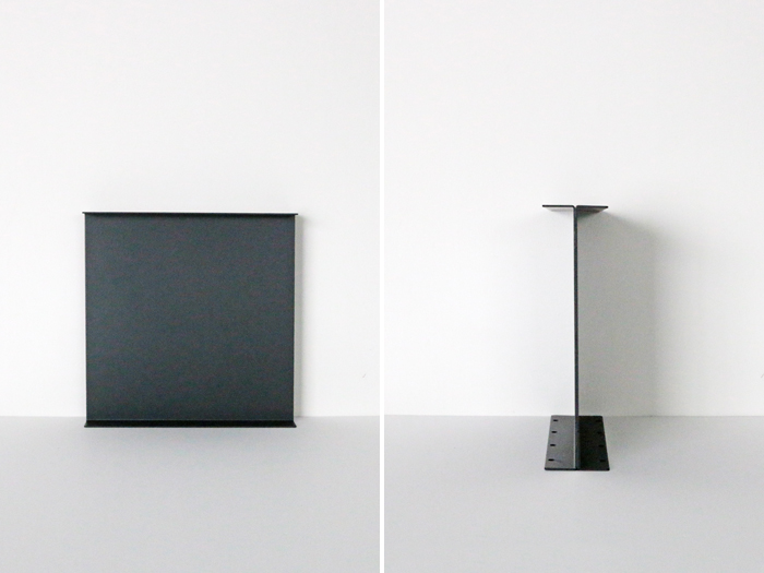 鉄の方立 H240サイズ PS-BK003-02-G141 H240サイズ