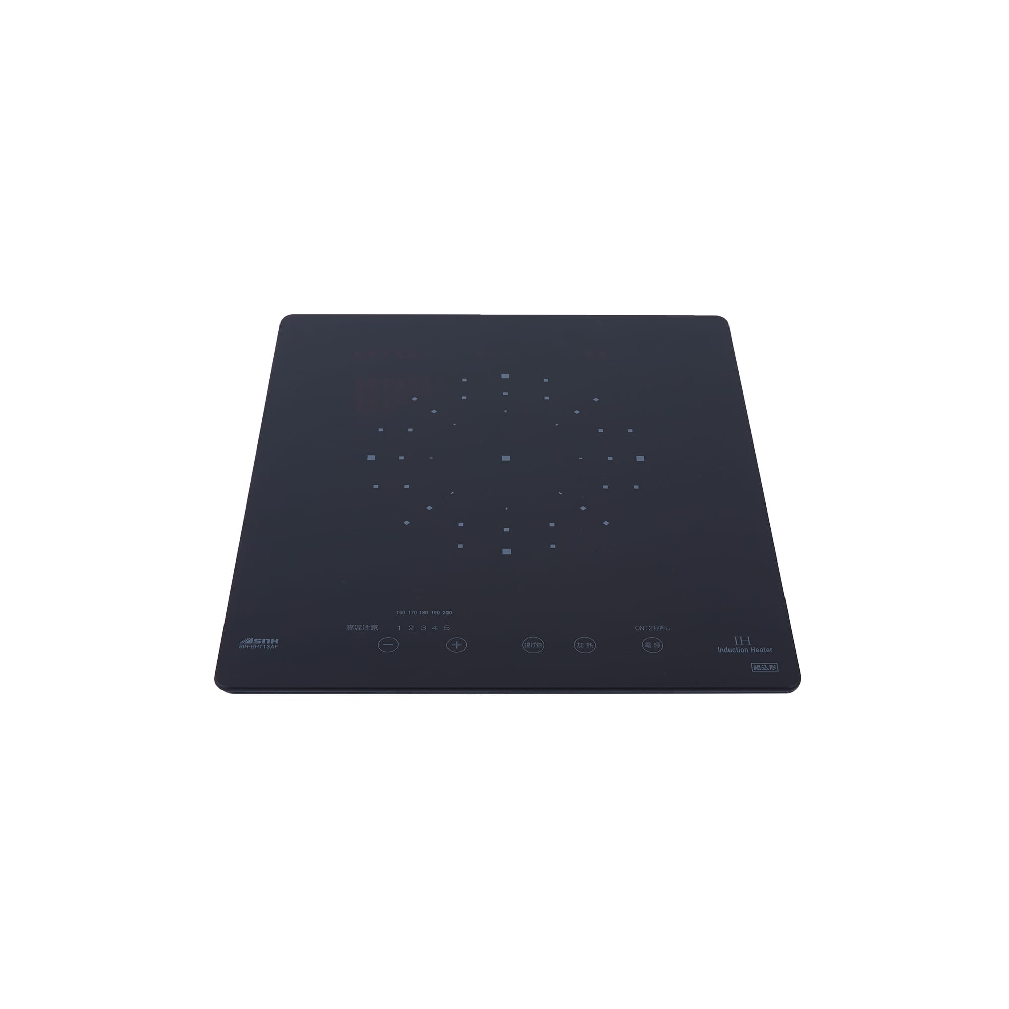 IHヒーター ガラストップ(BK) 1口 IH グリルレス（100V） KB-PT001-09IH-G141 ガラストップ(BK) 1口 IH グリルレス（100V）