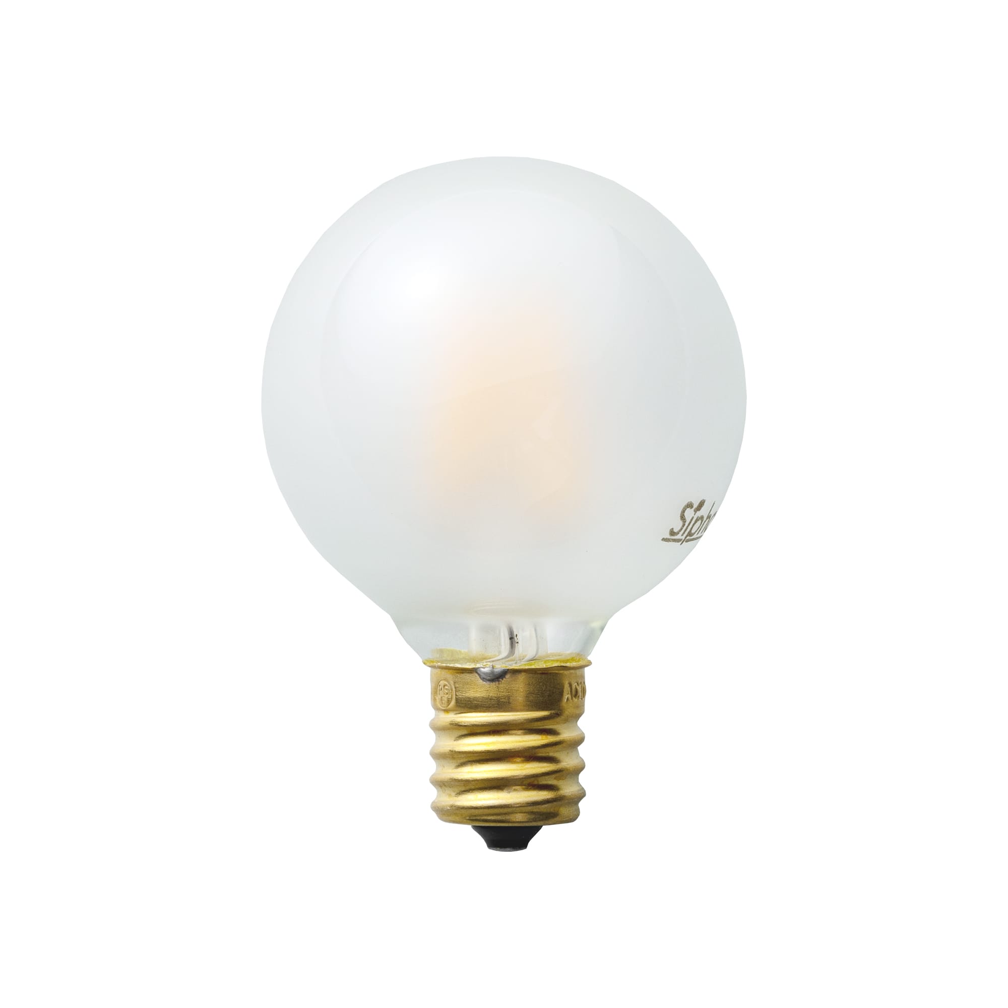 フロストLED電球 φ50(E17)35W相当 アイス 2700K電球色 LT-BB008-08-G141