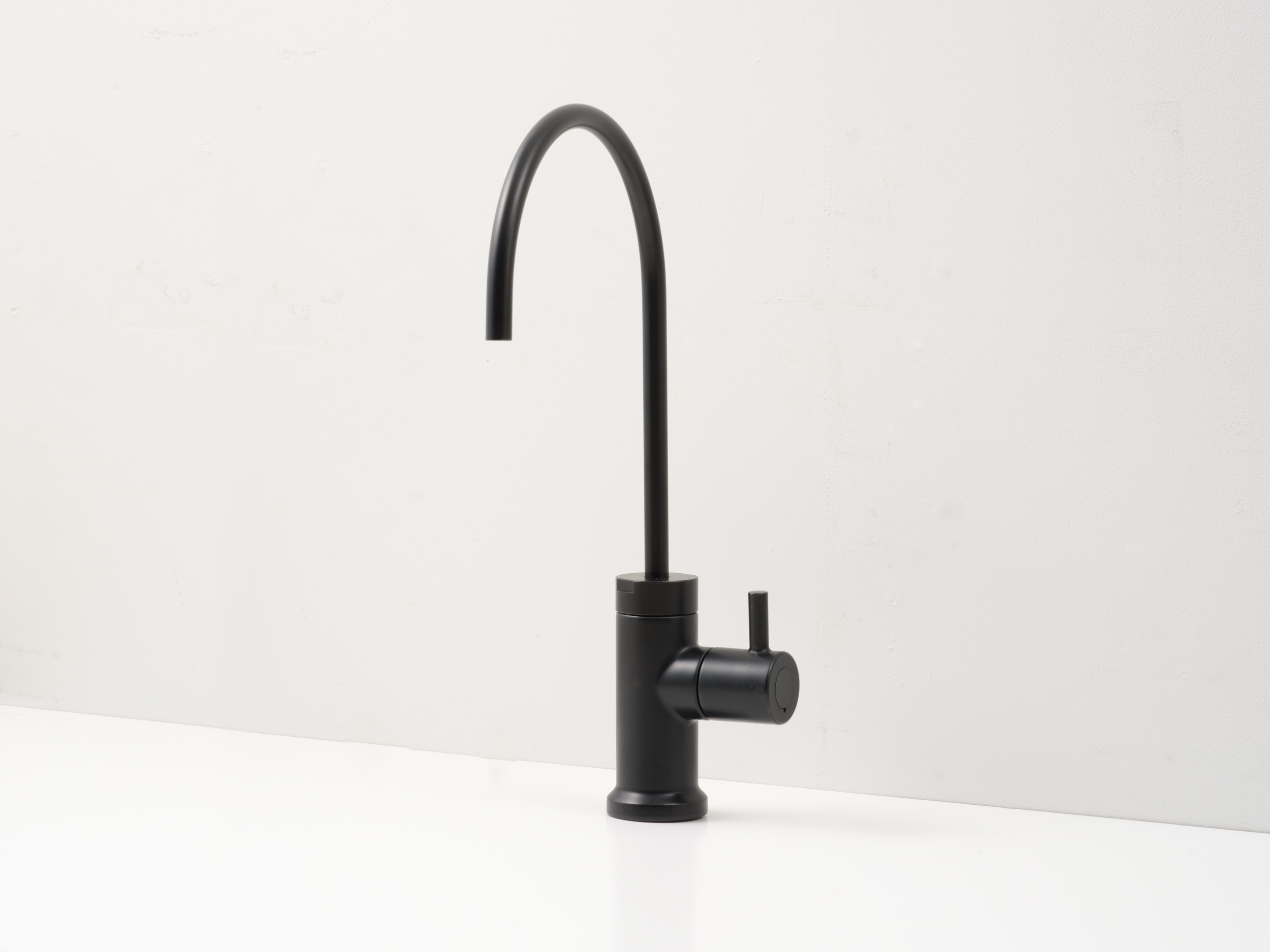 浄水器付き専用単水栓 グースネック ブラック KB-PT002-12W-G245