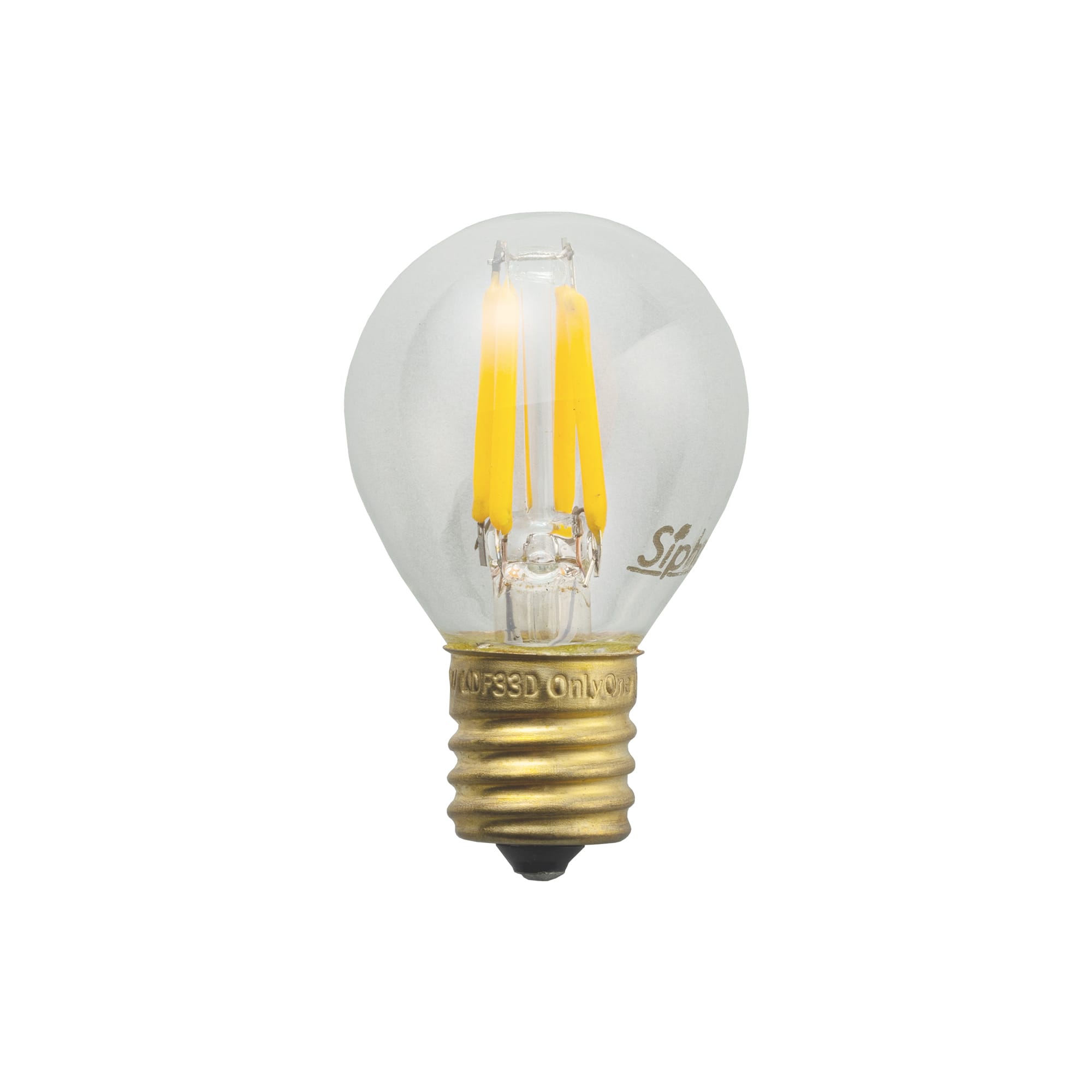 ビンテージLED電球 LEDボール35(E17)35W相当 2200K LT-BB002-18-G141