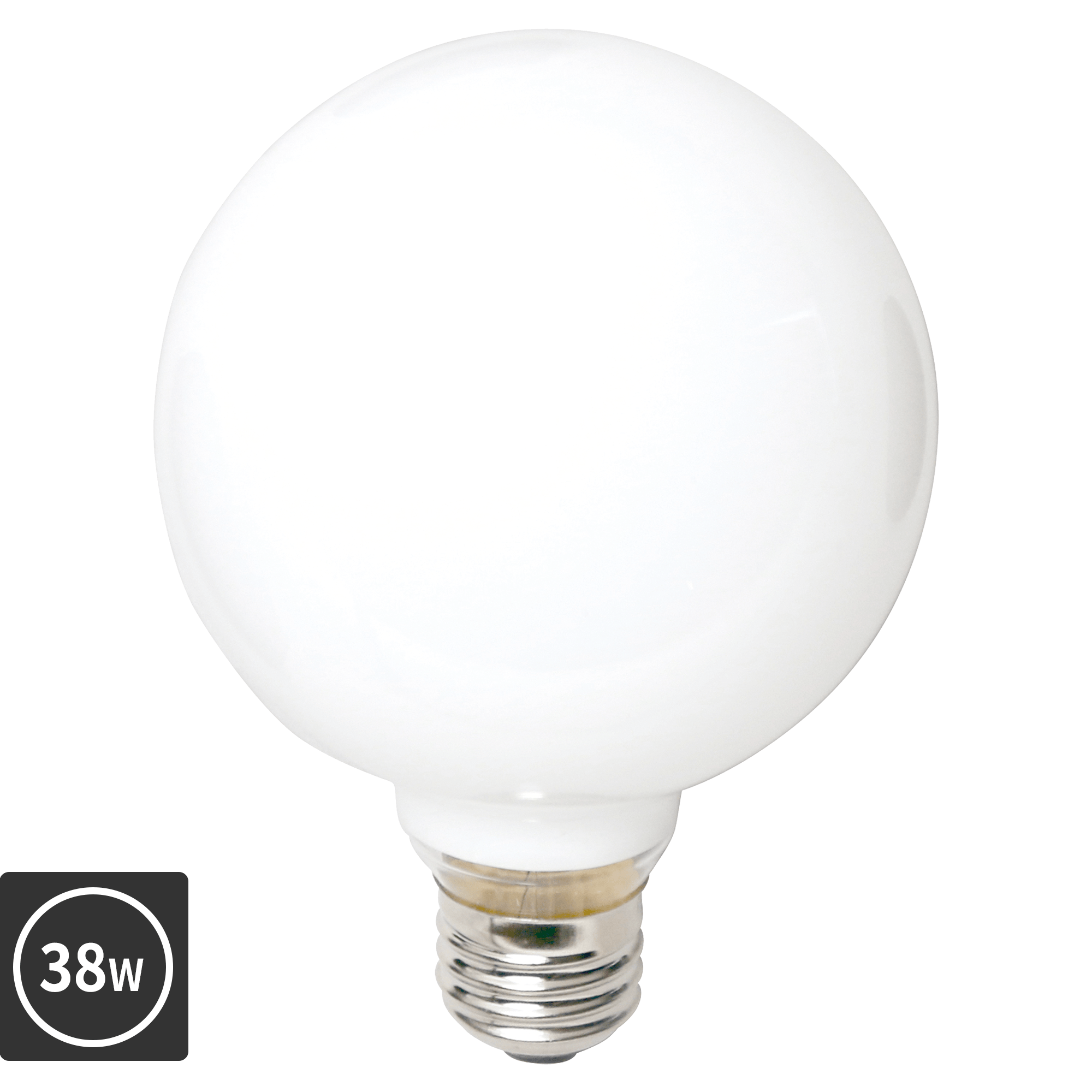 白熱ボール電球白熱ホワイトボール95(E26)38W