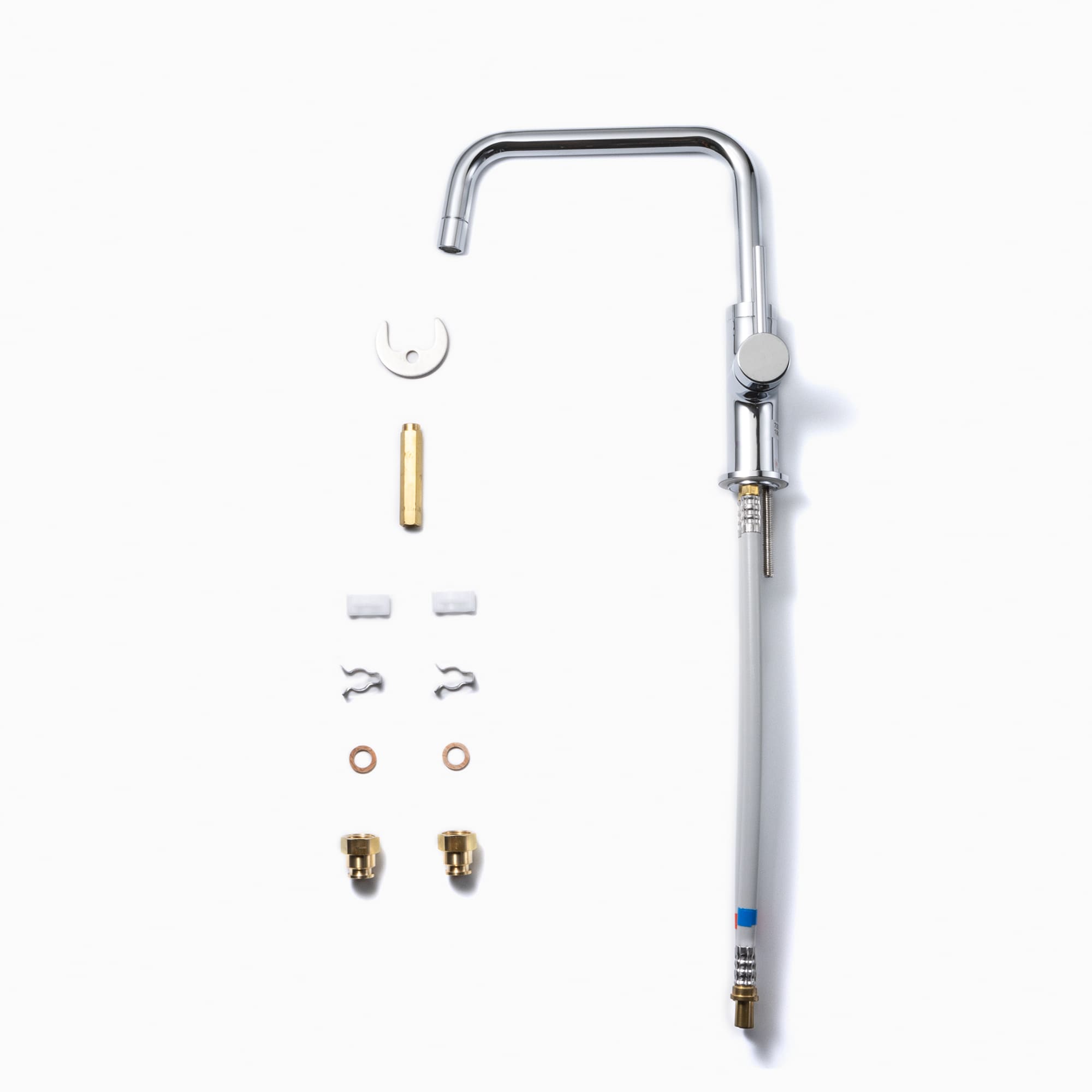 キッチン・洗面水栓 ベントネック混合栓 クローム KB-PT002-02-G141