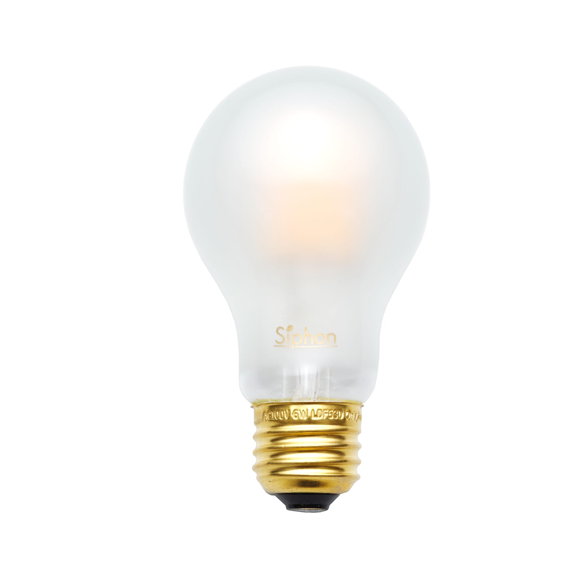 フロストLED電球 φ60(E26)45W相当 アイス 2700K電球色 LT-BB008-02-G141