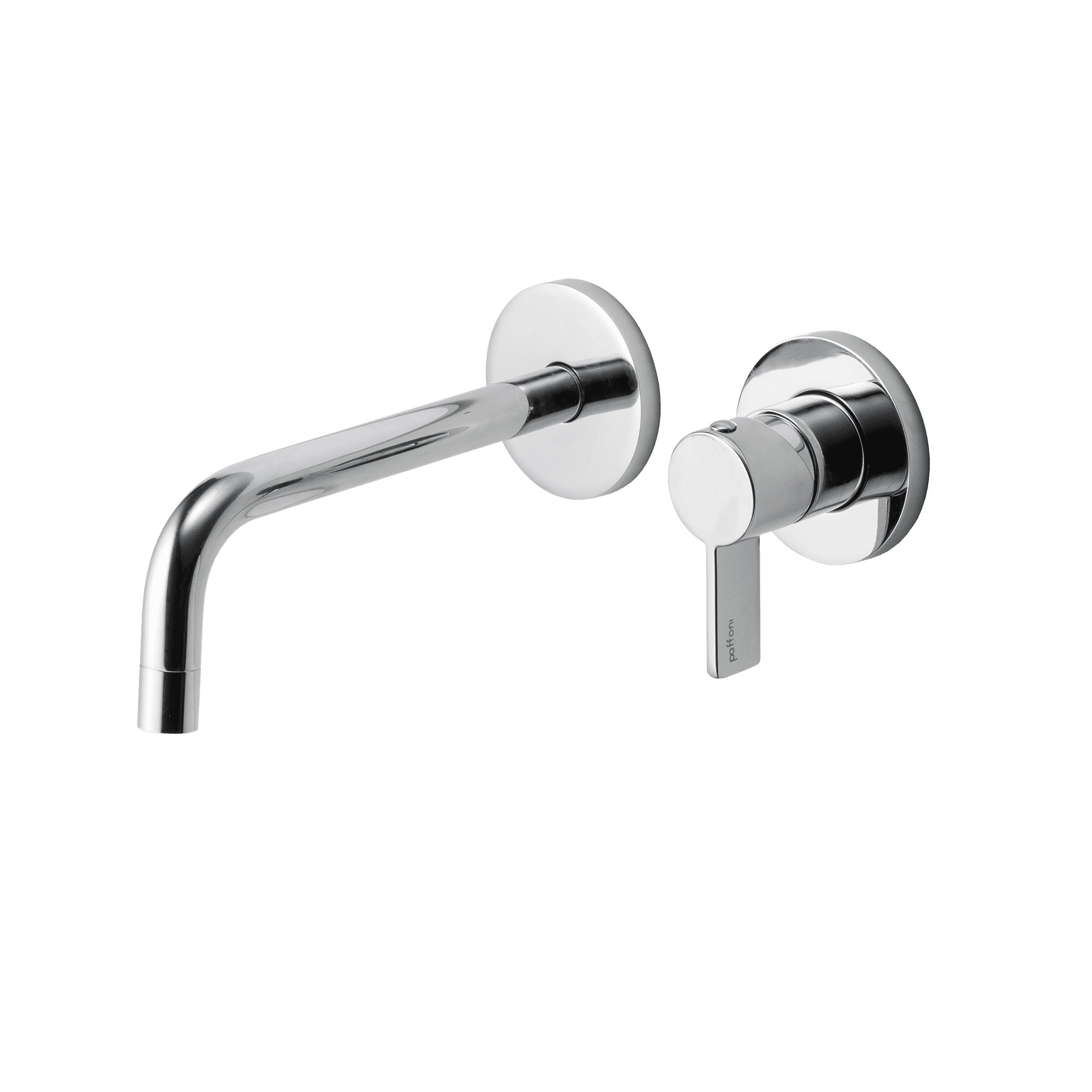 壁付けセパレート混合水栓洗面用 クローム L178