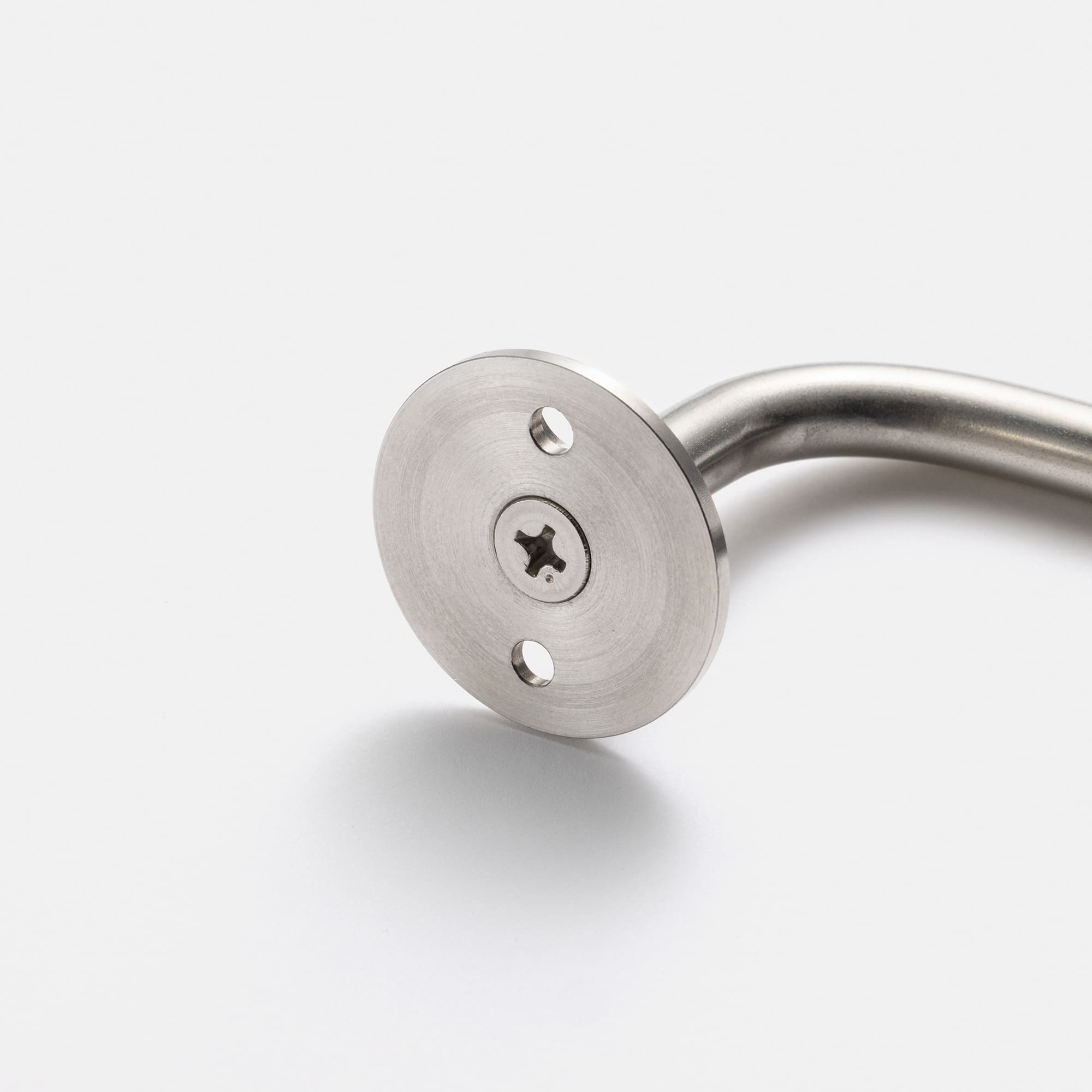 ステンレス丸座バー W450 KB-AC020-02-G141 取付座の裏側