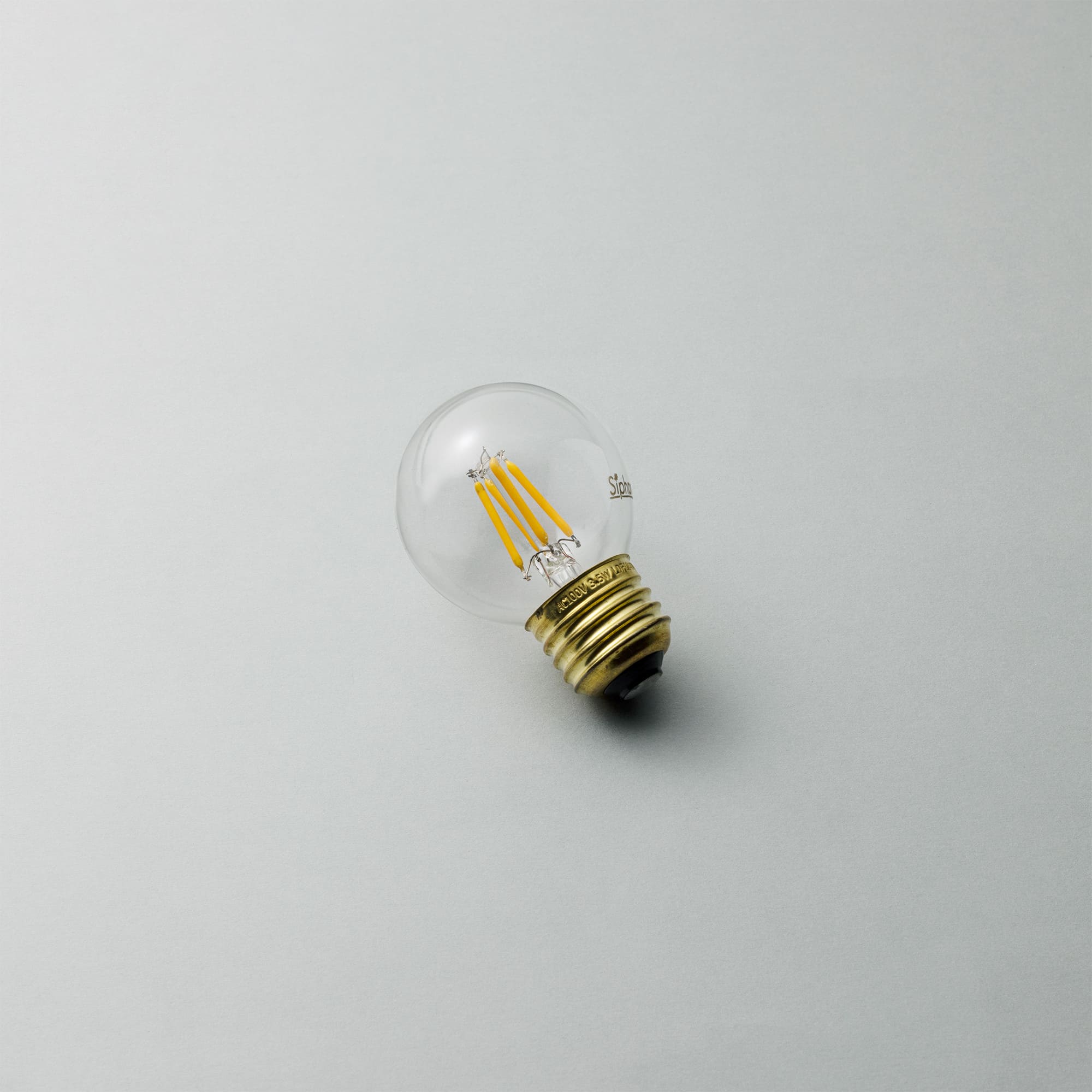 ビンテージLED電球 LEDボール50(E26)40W相当 2700K LT-BB002-21-G141