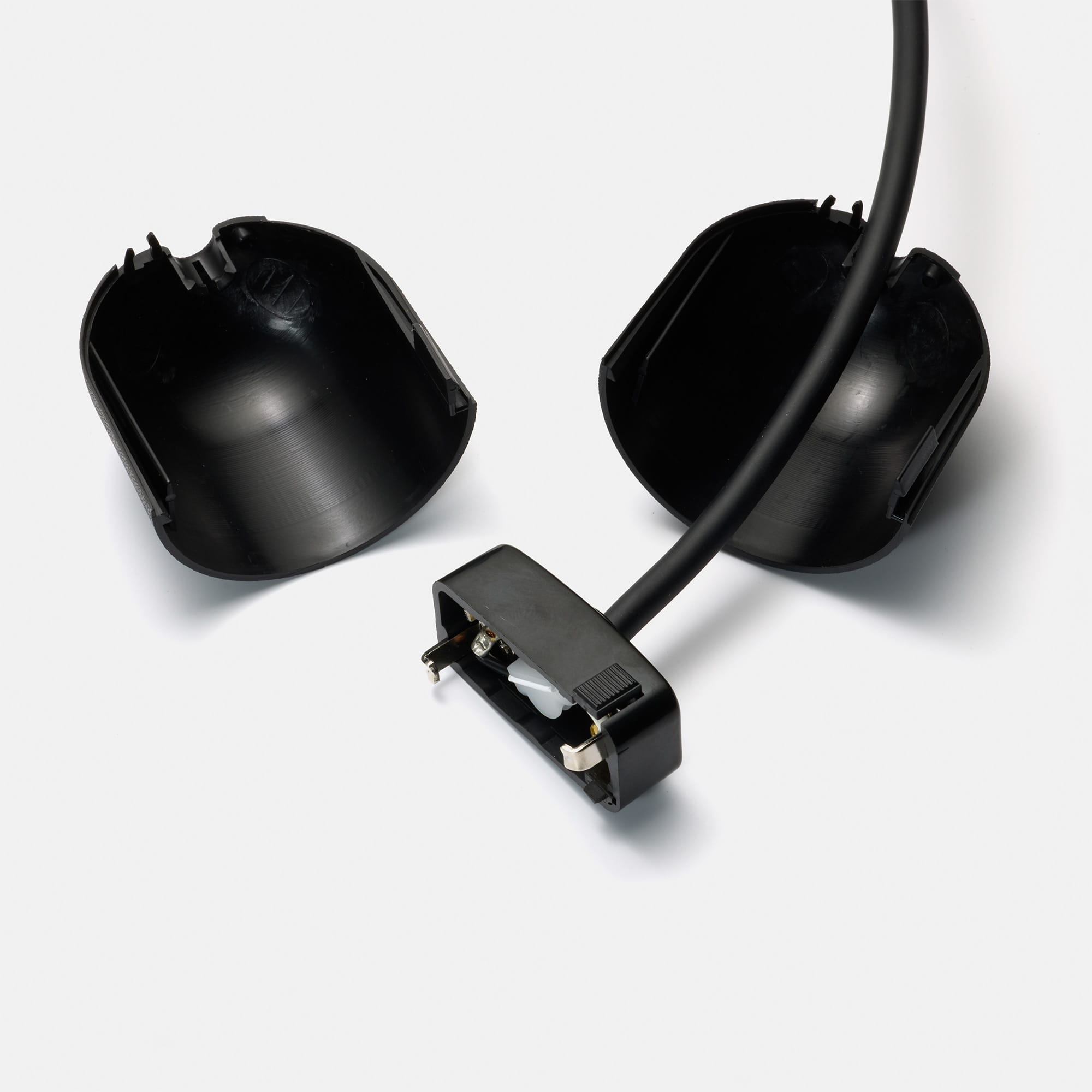 レトロペンダントライト クリア×ブラック LT-PD014-02-G141 シーリングカバーは取り外し可能です