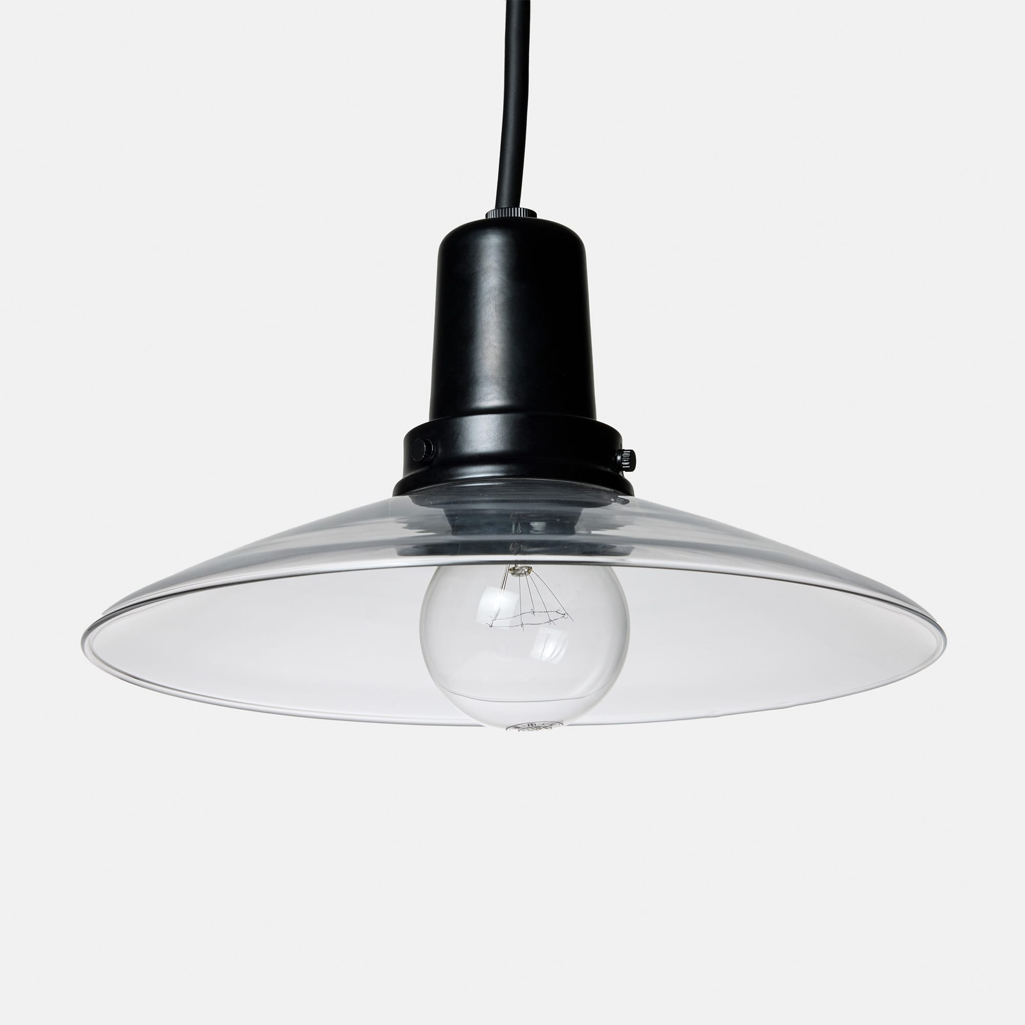 レトロペンダントライト クリア×ブラック LT-PD014-02-G141