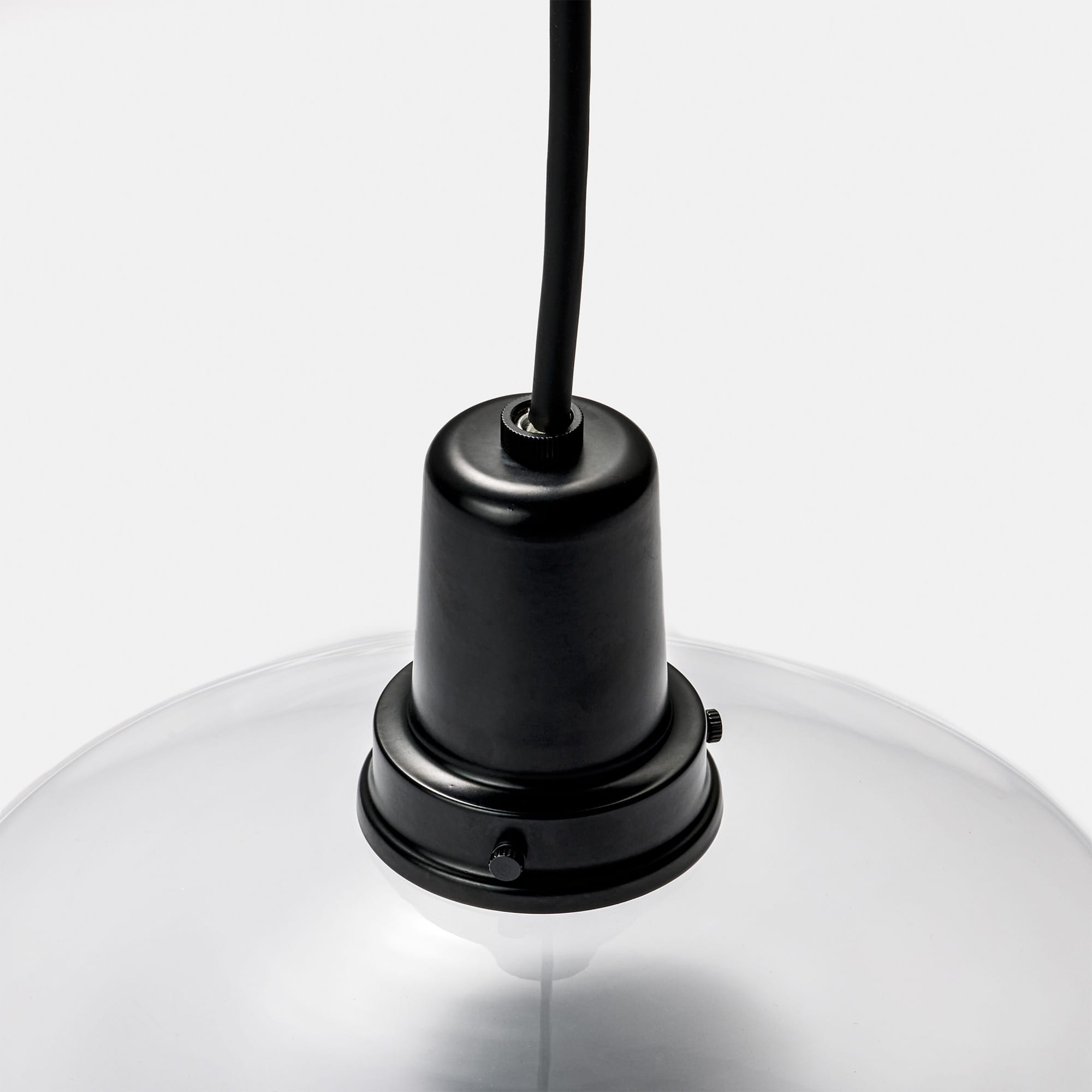 レトロペンダントライト クリア×ブラック LT-PD014-02-G141