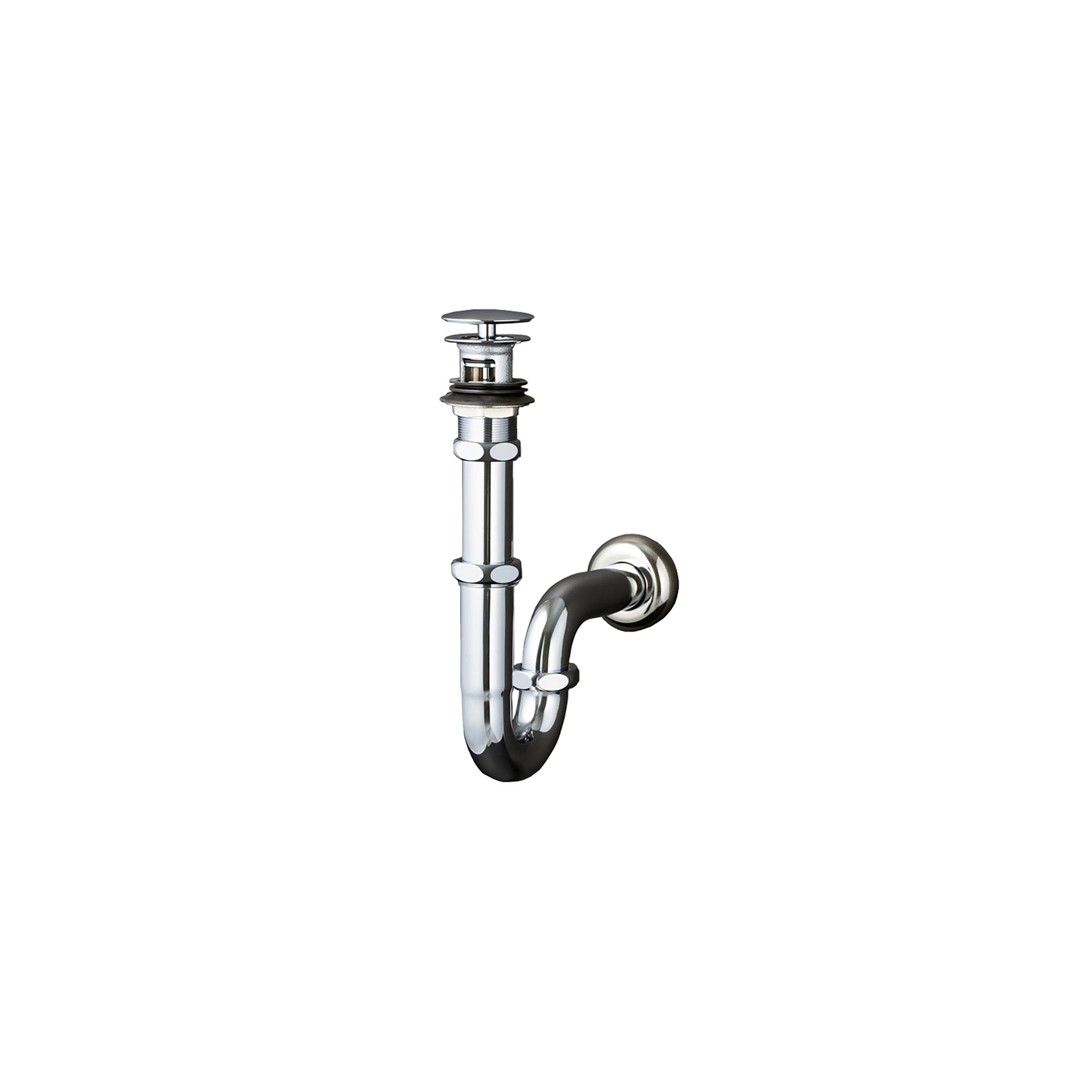 洗面他パーツ 排水金物 P32-1：Pトラップ KB-PT012-06-G201 スクエア洗面器用の排水金物（Pトラップ）