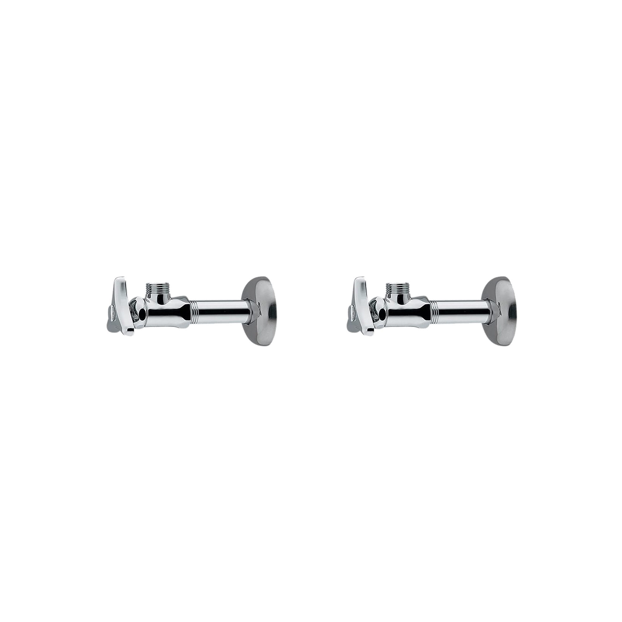 洗面他パーツ 止水栓 WK-2：混合栓用 壁給水タイプ 2台セット KB-PT012-20-G141 固定コマ仕様の止水栓（壁給水）2台セット