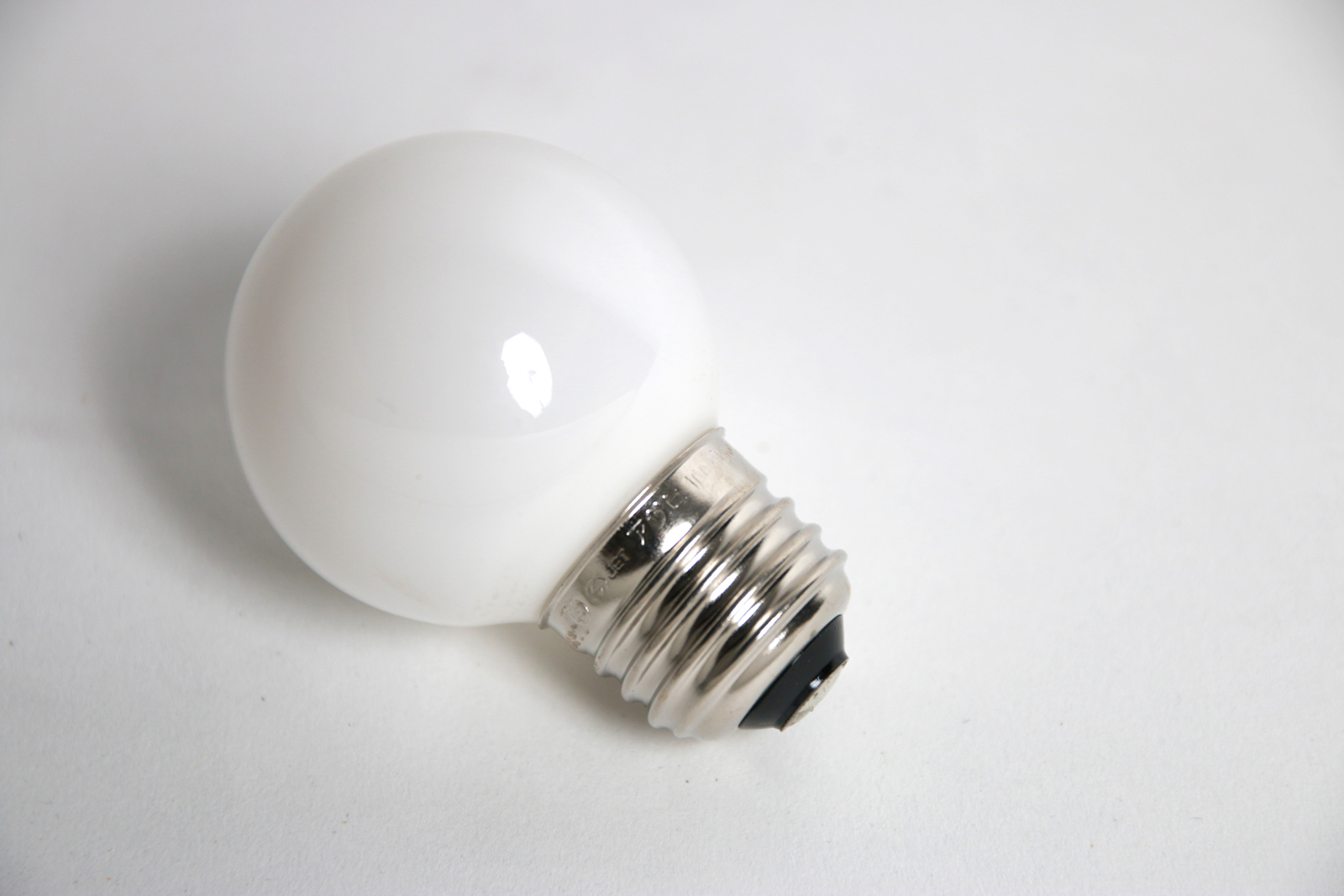 白熱ボール電球 白熱ホワイトボール50(E26)25W LT-BB003-12-G141
