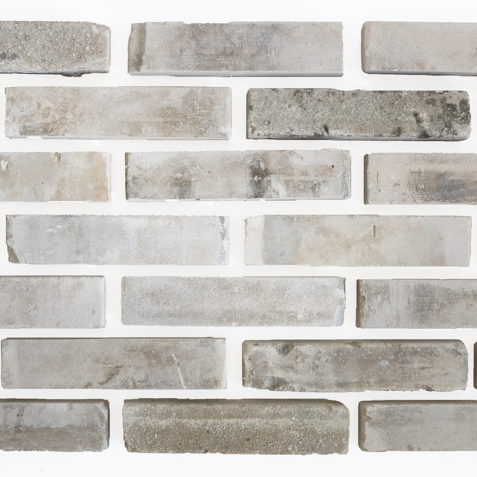 チャイナブリック 大連ホワイト（古材） WL-TL017-05-G141 年季を感じさせる表面が重厚な壁をつくる