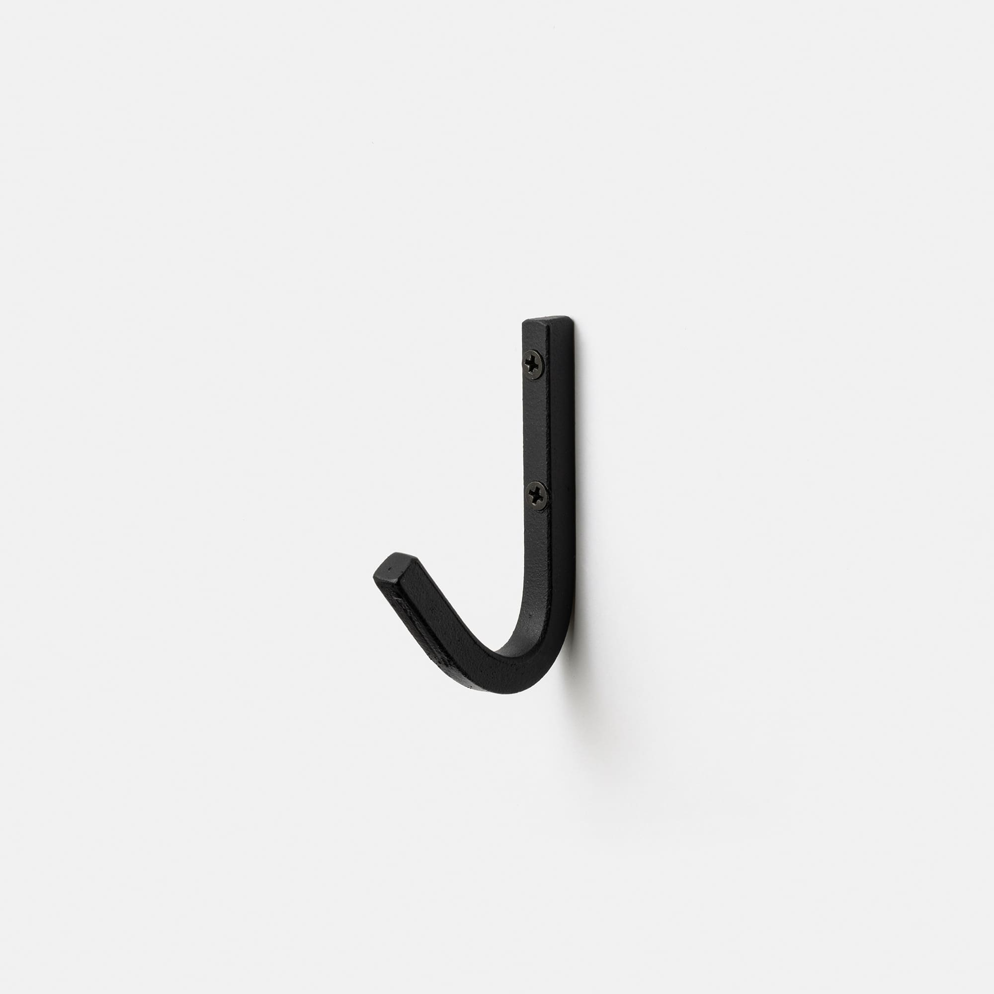アイアンフック 角棒 J型フック シングル PS-HB009-04A-G141